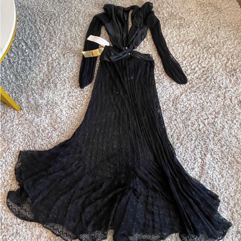 Very flattering and beautiful dress. True to size